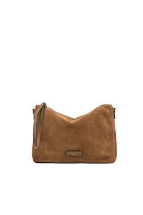 Tracolla Gianni Chiarin in camoscio colore caramello. GIANNI CHIARINI | 10225-CARAMEL